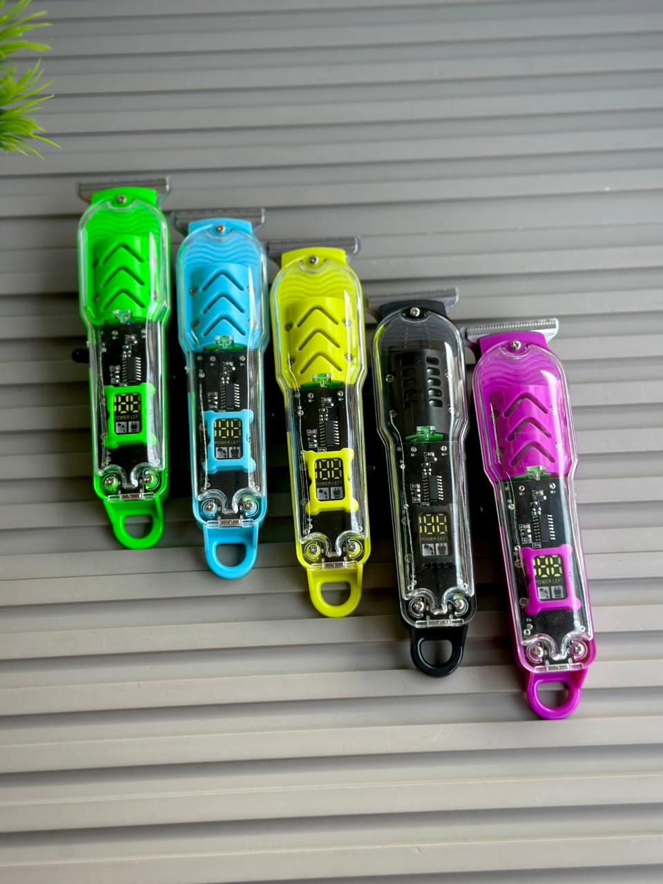 Pro Digital Rechargeable Hair Trimmer – Multi Color Edition