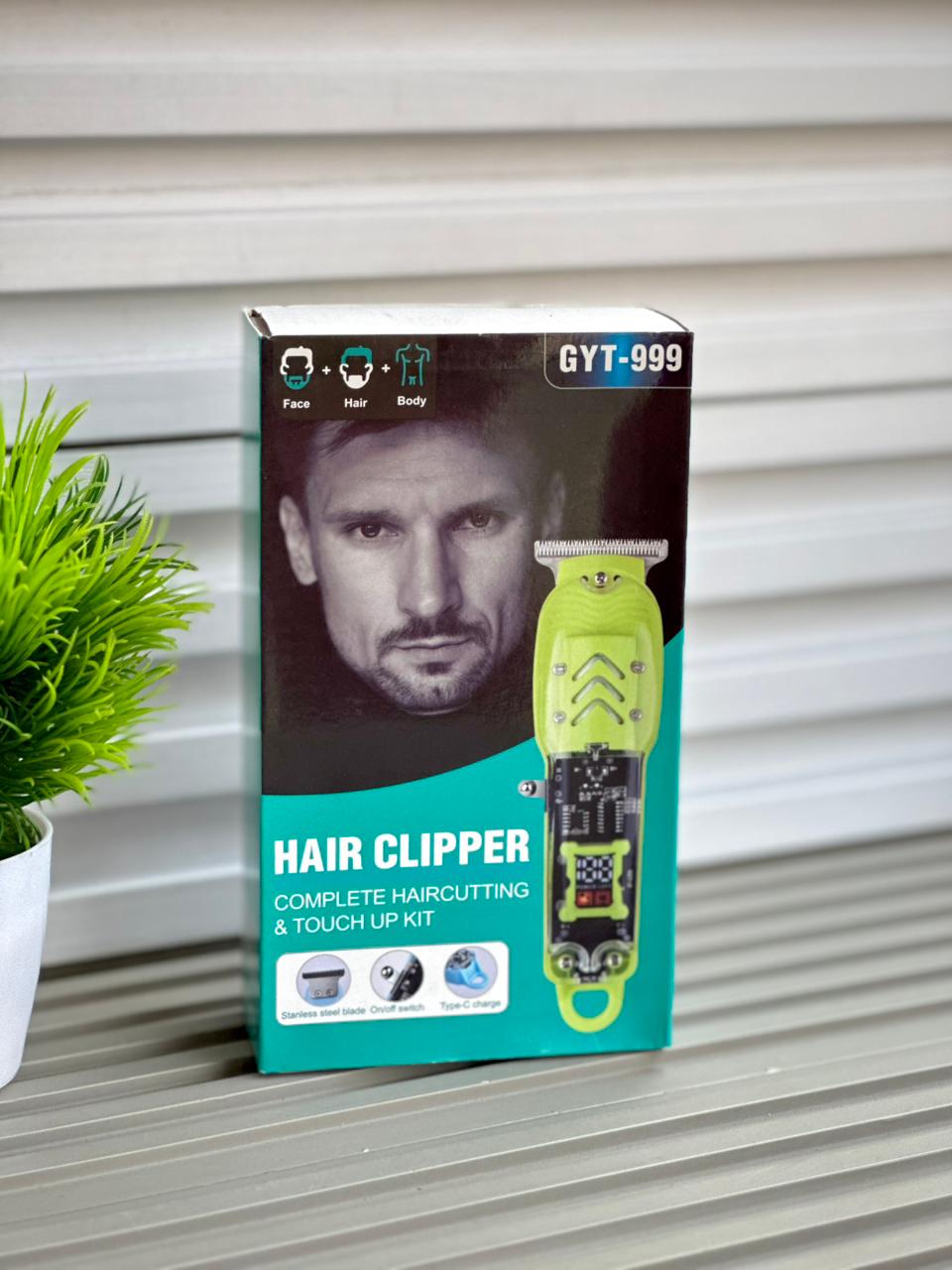 Pro Digital Rechargeable Hair Trimmer – Multi Color Edition