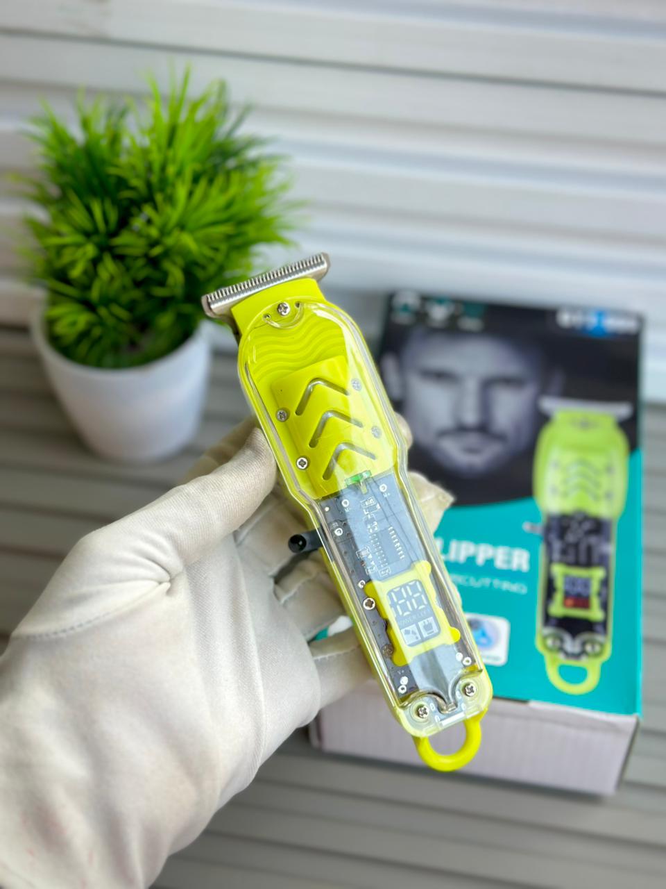 Pro Digital Rechargeable Hair Trimmer – Multi Color Edition