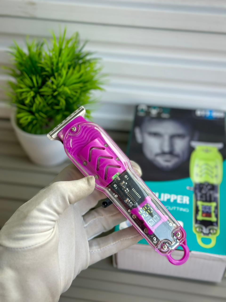 Pro Digital Rechargeable Hair Trimmer – Multi Color Edition