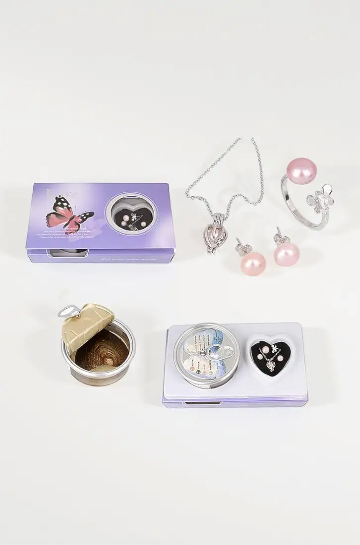 Love Pearl oyster pendant necklace